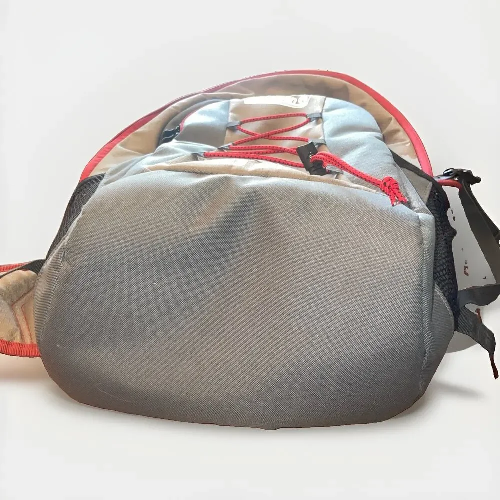 Coleman Insulated Soft Backpack Cooler Khaki Gray 28 Cans Leak Proof